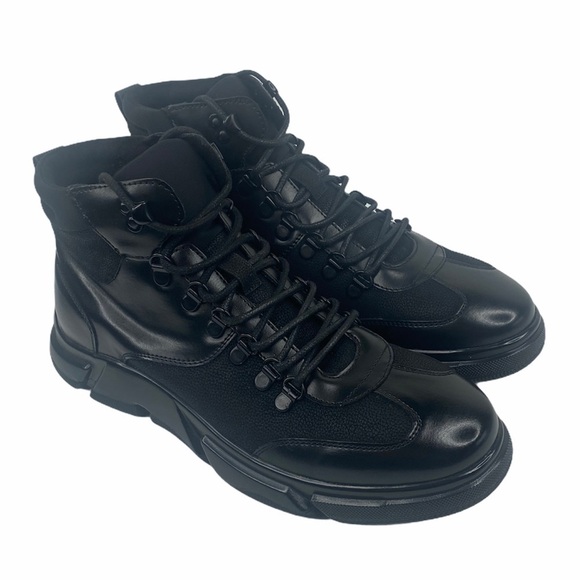 Kenneth Cole Reaction Black Micro Boot - Picture 2 of 15